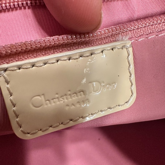 Vintage Y2K Dior Floral Pink and Cream Satchel - Picture 4 of 9